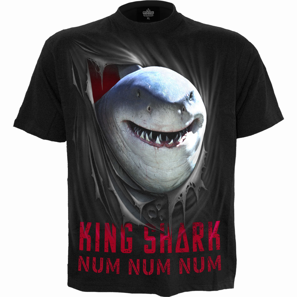 KING SHARK - NUM NUM NUM - T-Shirt Black