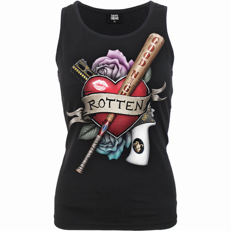 HARLEY QUINN ROTTEN Razor Back Top