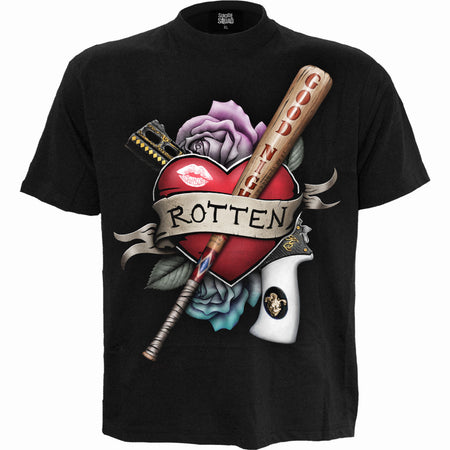 HARLEY QUINN ROTTEN Front Print T Shirt