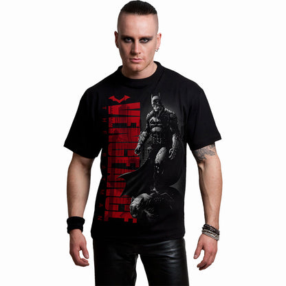 THE BATMAN - COMIC COVER - Front Print T-Shirt Black