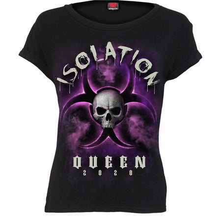ISOLATION QUEEN Boatneck Cap Sleeve Top