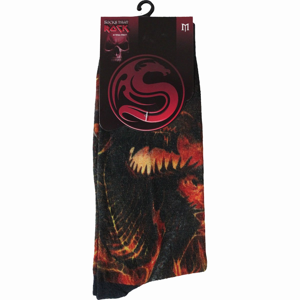 DRACONIS - Unisex Printed Socks - Spiral USA