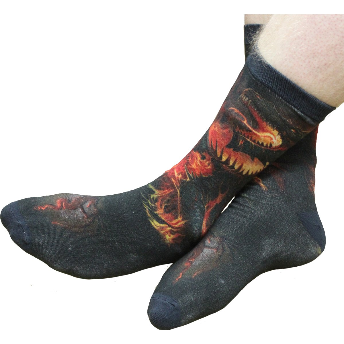 DRACONIS - Unisex Printed Socks - Spiral USA