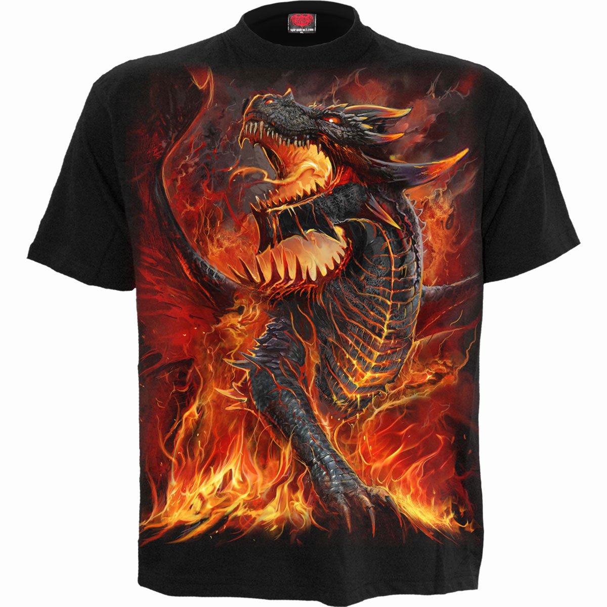 DRACONIS - Kids T-Shirt Black - Spiral USA