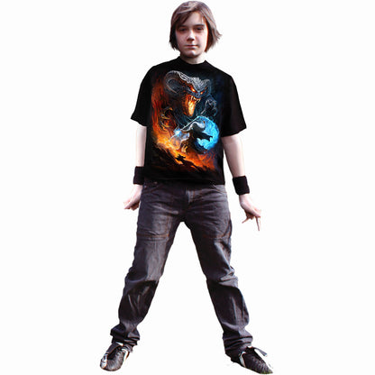 INFERNAL DUEL - Kinder T-Shirt Schwarz