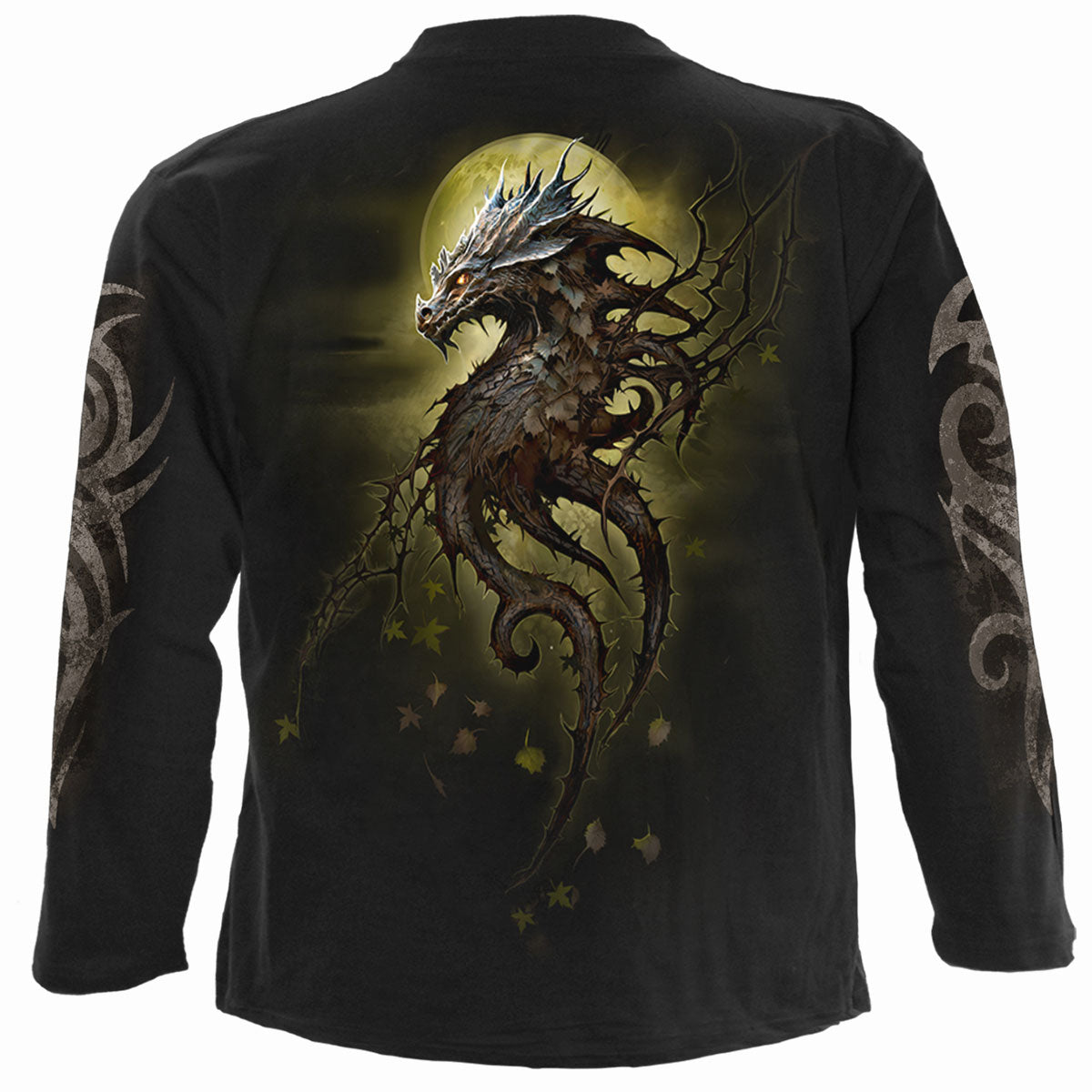 OAK DRAGON - Longsleeve T-Shirt Black