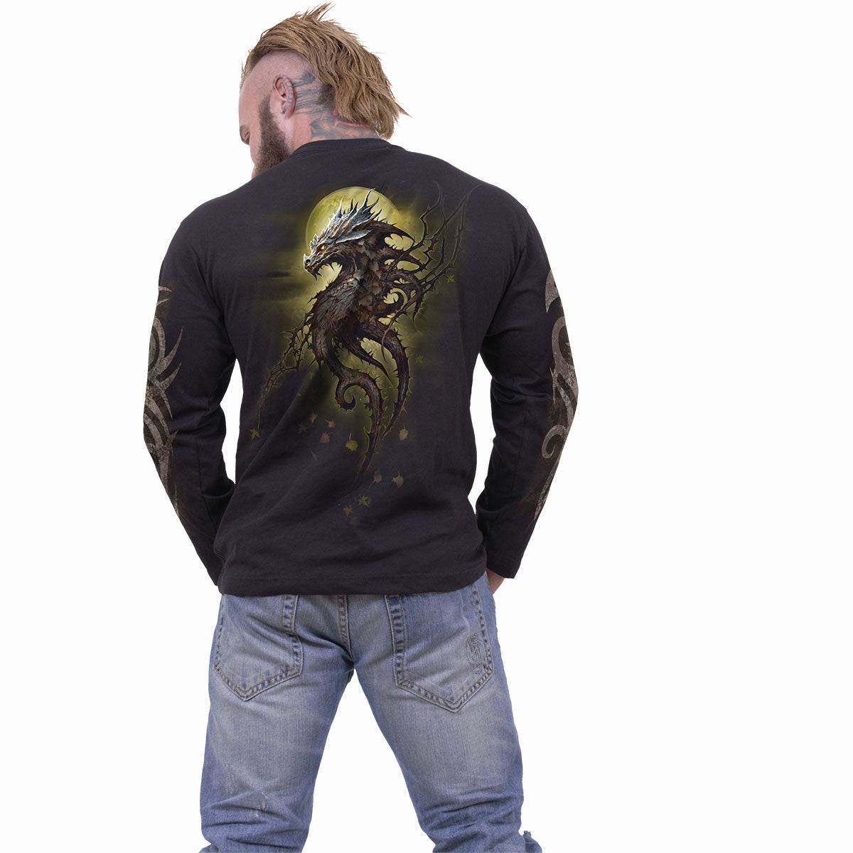 OAK DRAGON - Langarmshirt Schwarz