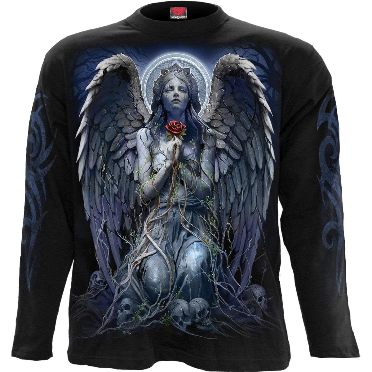 GRIEVING ANGEL - Longsleeve T-Shirt Black