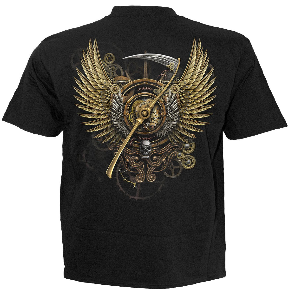 STEAM PUNK REAPER - T-Shirt Black - Spiral USA