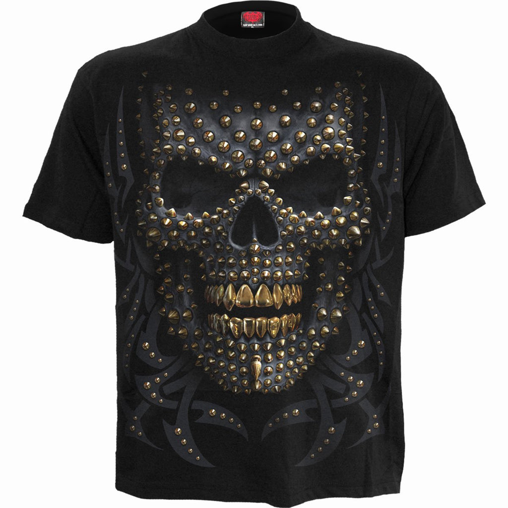 GOLD Front Print T Shirt