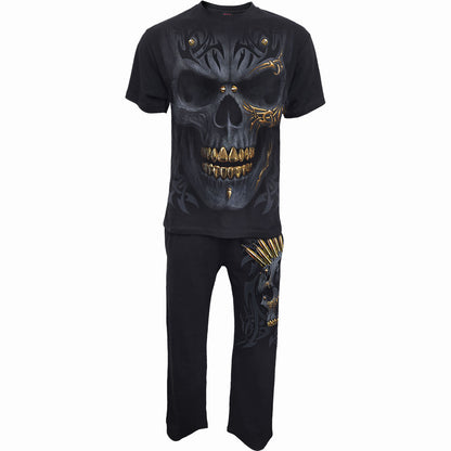 BLACK GOLD - 2pc Mens Organic Pyjama Set