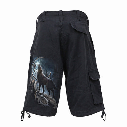 FROM DARKNESS - Vintage Cargo Shorts Black