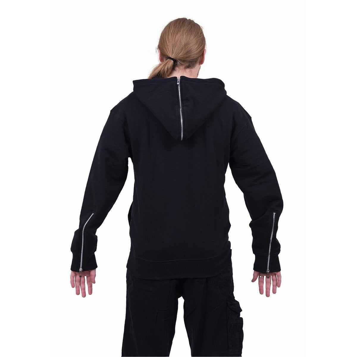 METAL STREETWEAR - Split Zip Hoody Black