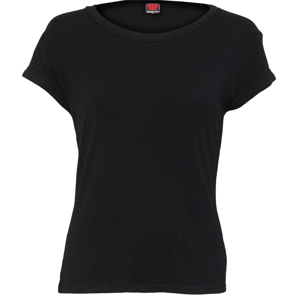 URBAN FASHION Boatneck Cap Sleeve Top