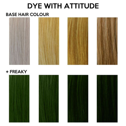 FREAKY OLIVE GREEN - Tintura per capelli Attitude - 135ml