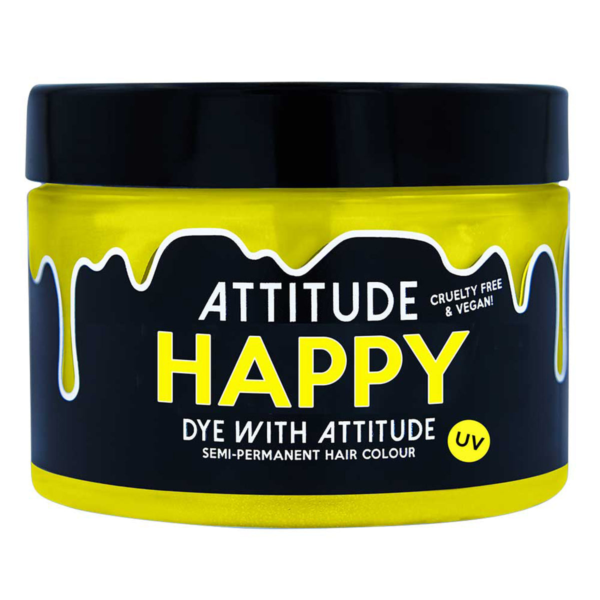 HAPPY UV YELLOW - Attitude Haarfärbemittel - 135ml