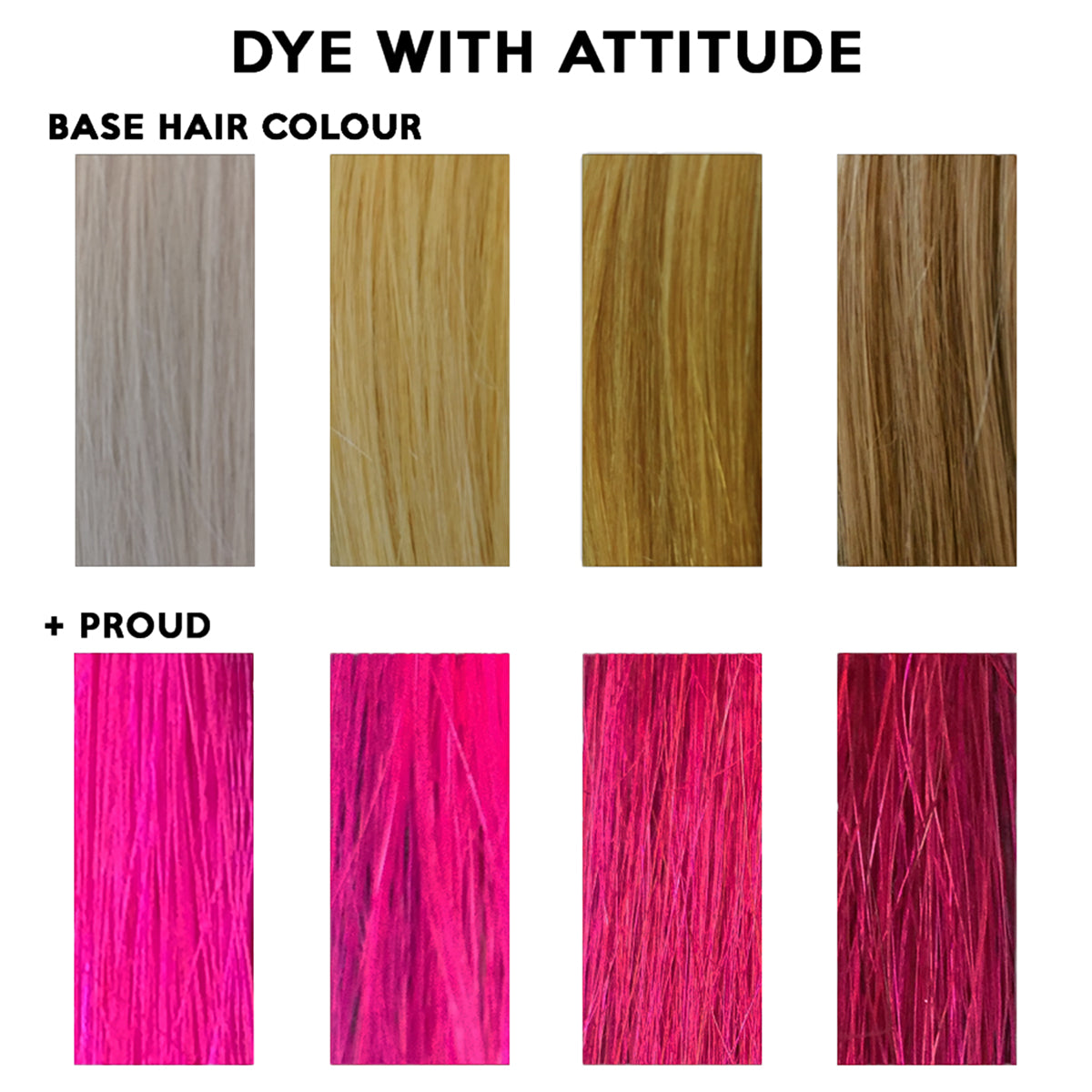 PROUD UV PINK - Attitude Haarfärbemittel - 135ml