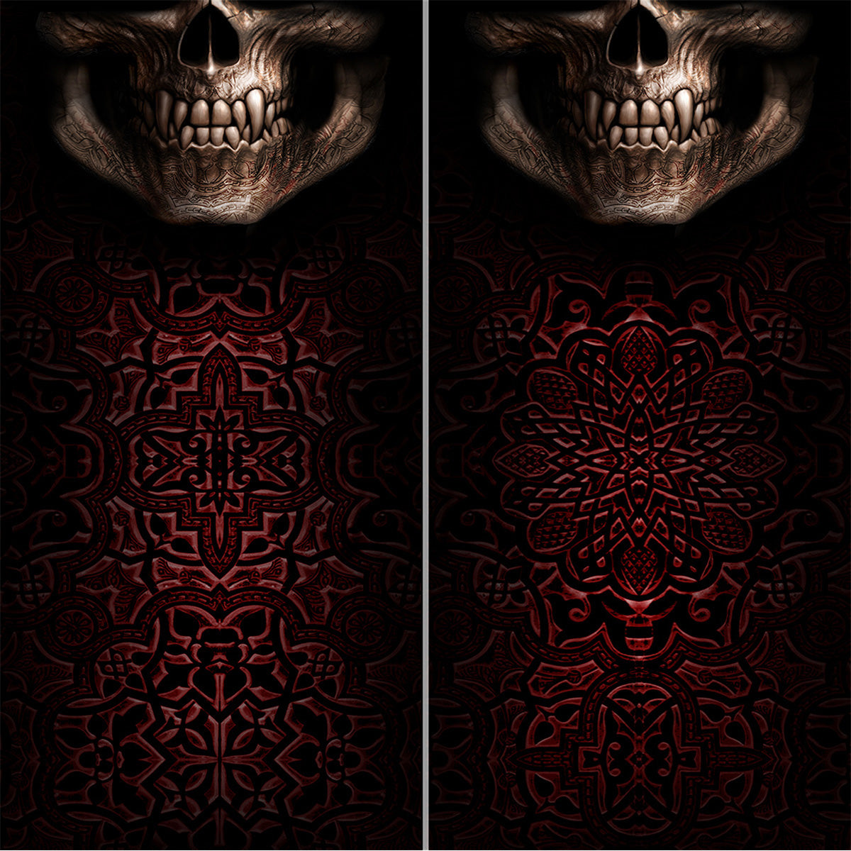 GOTH SKULL - Enveloppements multifonctionnels pour le visage