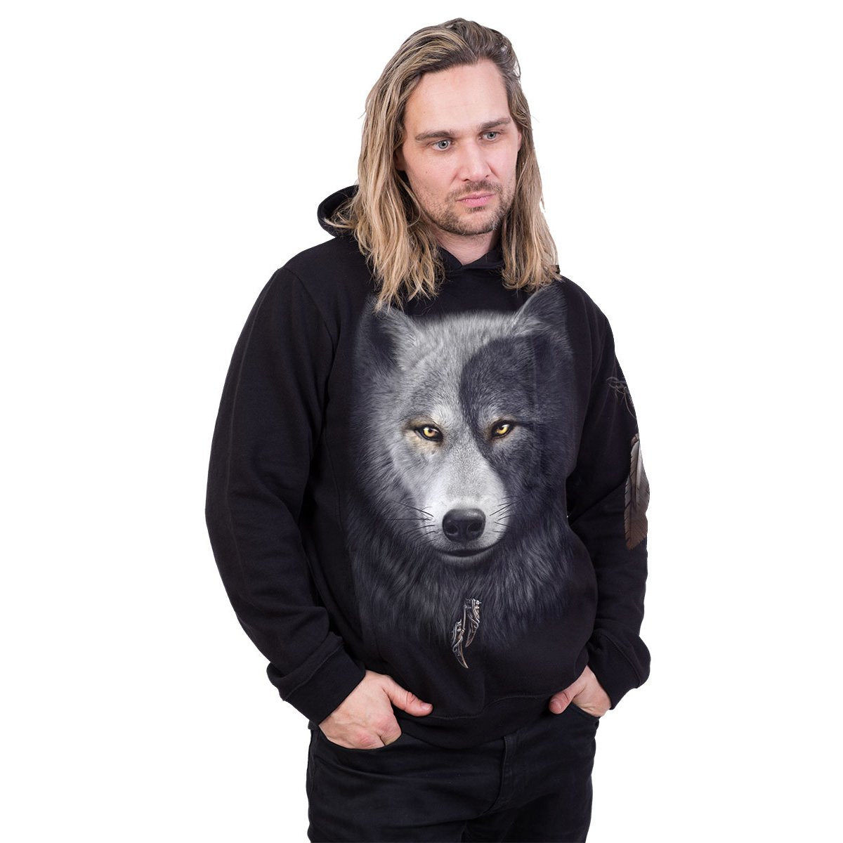 Hoodies with cheap wolves on them