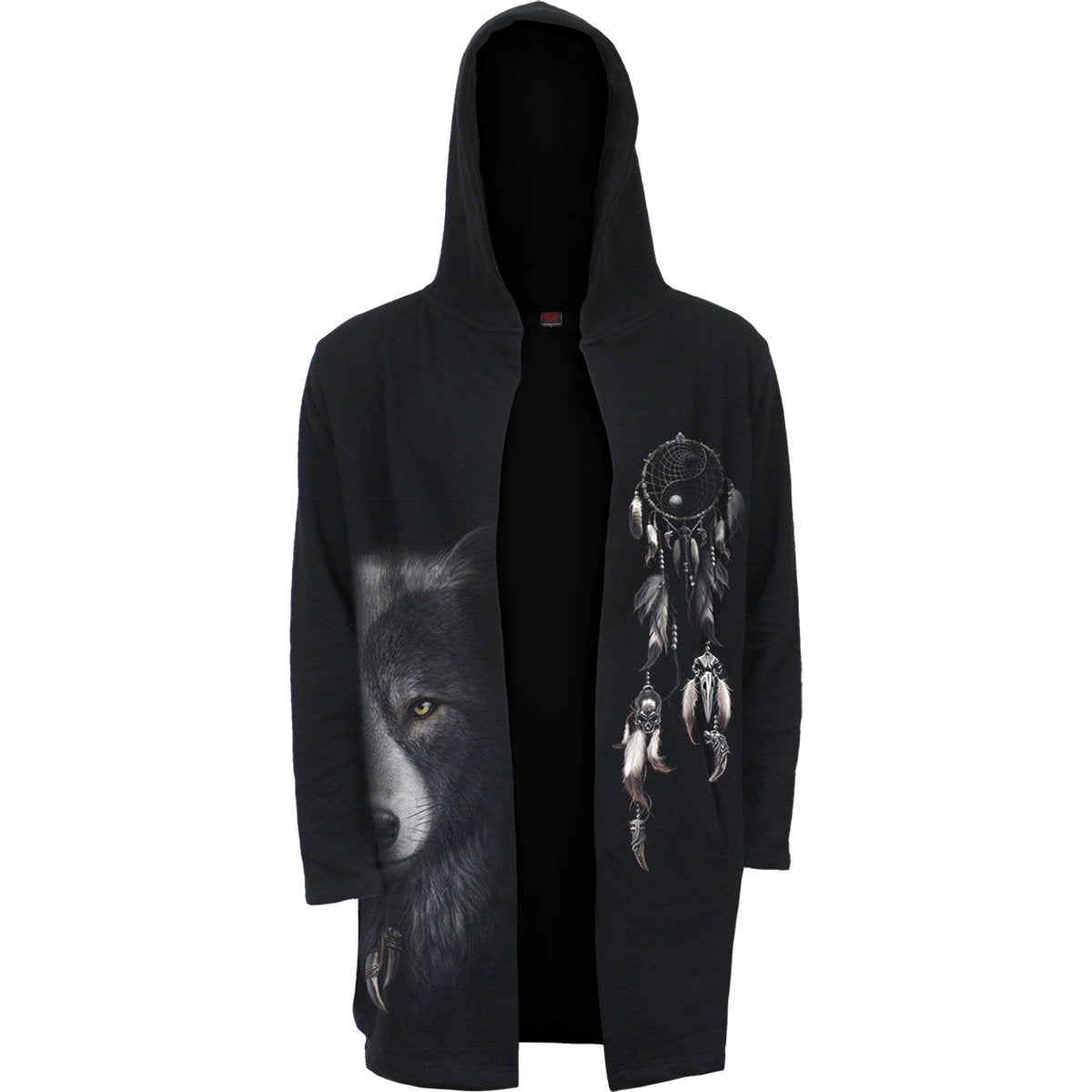 WOLF CHI - Occult Hooded Cardigan - Spiral USA