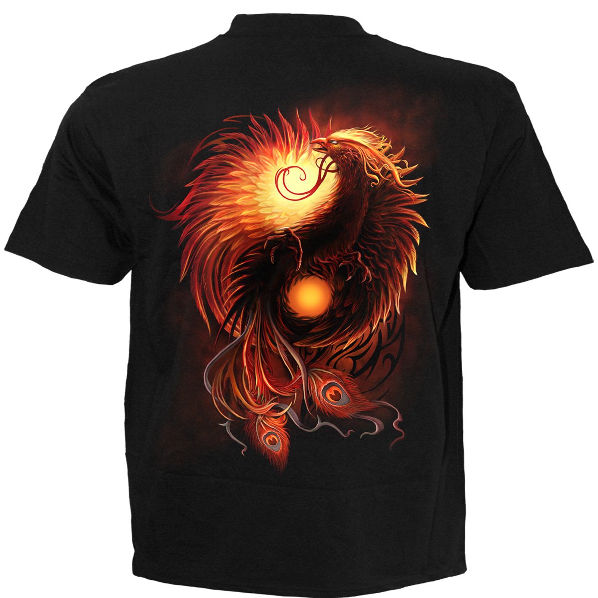 PHOENIX ARISEN - T-Shirt Black - Spiral USA