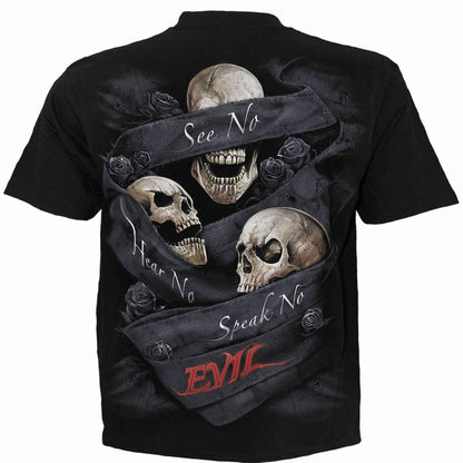 SEE NO EVIL - T-Shirt Black - Spiral USA