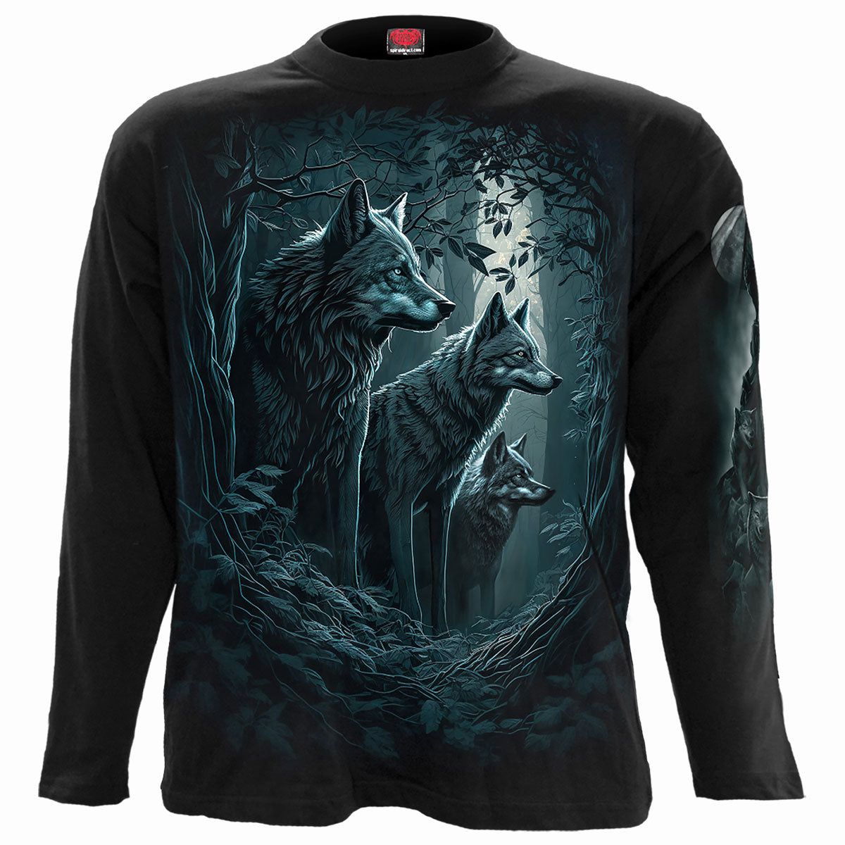 FOREST GUARDIANS - Longsleeve T-Shirt Black