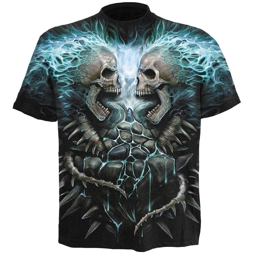 FLAMING SPINE Allover T Shirt
