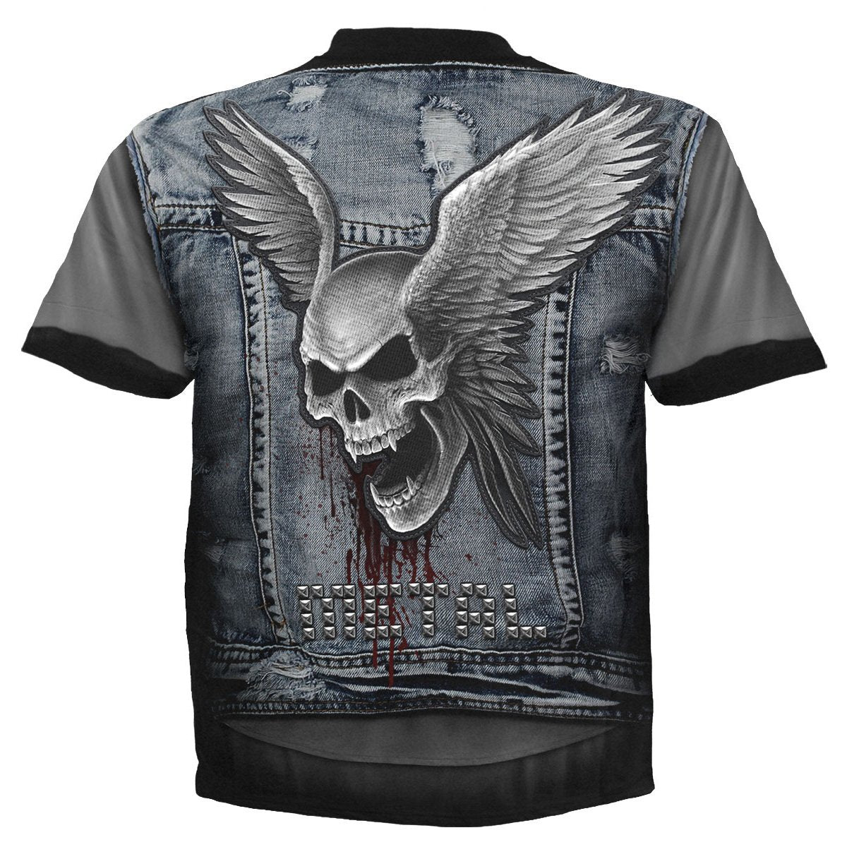 THRASH METAL - Allover T-Shirt Black - Spiral USA