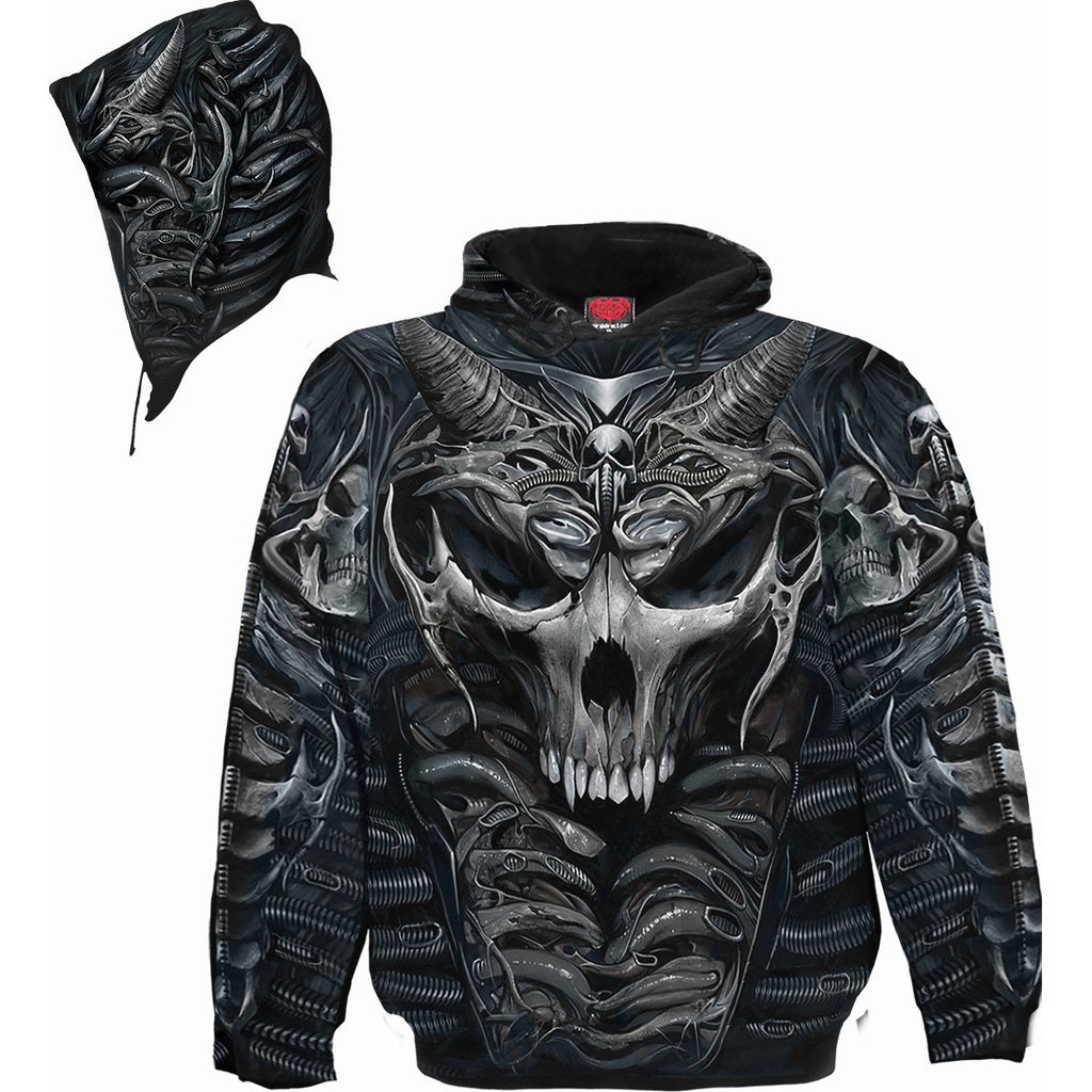 SKULL ARMOUR Allover Hoody
